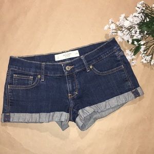 A&F denim shorts